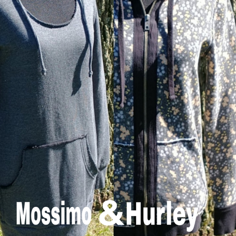 Hurley & Mossimo Bundle of 2 Sweatshirts